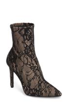 Women's Jessica Simpson Jaxelle Sock Sandal .5 M - Black