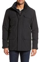Men's Bugatchi Water-resistant Soft Shell Jacket - Black