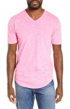 Men's Goodlife Scallop Slub V-neck T-shirt - Pink