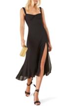 Women's Reformation Peridot Side Slit Dress - Black