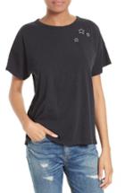 Women's Rag & Bone/jean Embroidered Star Cotton Tee