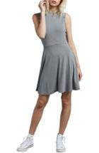 Women's Volcom Open Arms Strappy Skater Dress - White