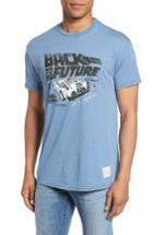 Men's Retro Brand Back To The Future Graphic T-shirt - Blue