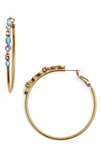 Women's Sorrelli Mixed Media Large Hoop Earrings