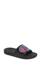 Women's Champion Slide Sandal M - Black