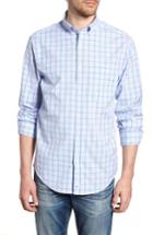 Men's Vineyard Vines Sir Christie Classic Fit Check Sport Shirt, Size - Blue