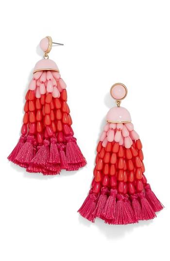 Women's Baublebar Margarita Beaded Tassel Earrings