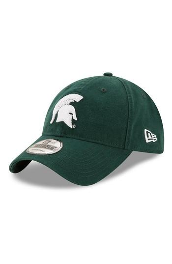 Men's New Era Collegiate Core Classic - Michigan State Spartans Baseball Cap - Green