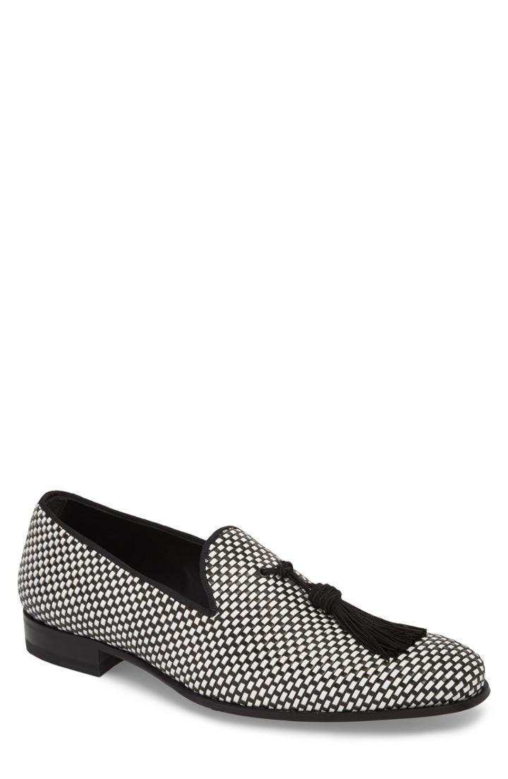 Men's Mezlan Egeo Tassel Loafer .5 M - Black