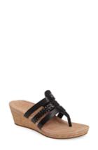Women's Ugg Maddie Wedge Sandal .5 M - Black
