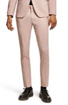 Men's Topman Skinny Fit Suit Trousers X 34 - Pink