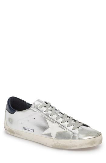 Men's Golden Goose 'superstar' Sneaker Us / 41eu - Metallic