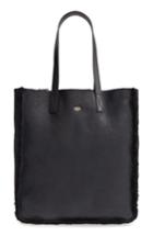 Ugg Claire Genuine Shearling Tote - Black