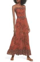 Women's Sun & Shadow Print Maxi Dress