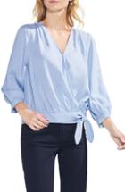 Women's Vince Camuto Faux Wrap Blouse - Blue