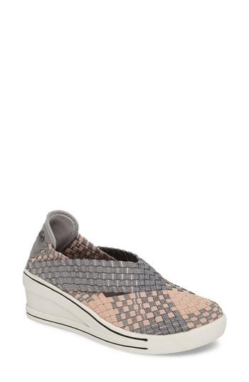 Women's Bernie Mev. Deluxe Wedge Slip-on Sneaker Us / 36eu - Grey