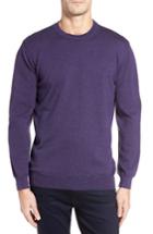 Men's Bugatchi Merino Wool Sweater, Size - Purple