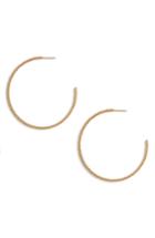 Women's Sterling Forever Gold Rope Twist Hoop Earrings