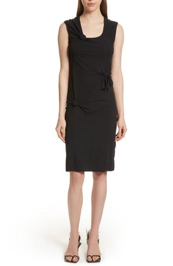 Women's Helmut Lang Knot Detail Dress - Black