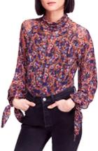 Women's Free People All Dolled Up Blouse - Black