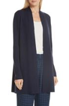 Women's Eileen Fisher Merino Straight Long Cardigan - Blue