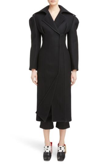 Women's Jacquemus Oversize Lapel Wool Coat