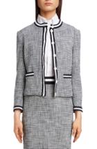 Women's Thom Browne Stripe Tweed Cardigan