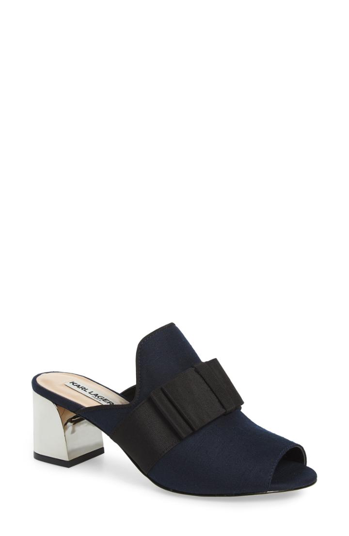 Women's Karl Lagerfeld Paris Fern Mule M - Blue