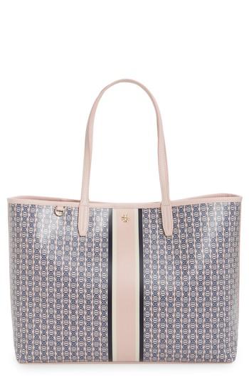 Tory Burch Gemini Link Coated Canvas Tote - Pink