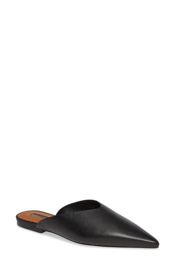 Women's Topshop Kilo Pointy Toe Mule .5us / 36eu M - Black