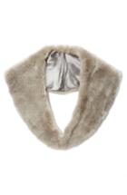 Women's Badgley Mischka Faux Fur Collar, Size - Metallic