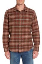 Men's Prana Brayden Regular Fit Plaid Flannel Shirt - Red