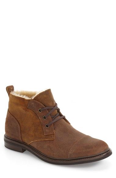 Men's Ugg 'galen Bomber' Genuine Shearling Boot