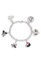 Women's Disney Mickey & Minnie Charm Bracelet