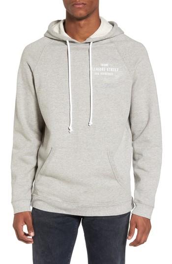 Men's Frame Vintage Style Hoodie - Grey