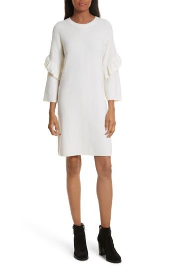 Women's Tory Burch Ashley Sweater Dress - Ivory