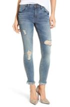 Women's Sts Blue Exaggerated Hem Skinny Jeans - Blue