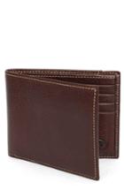 Men's Torino Belts Leather Billfold Wallet - Brown