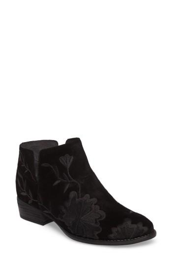 Women's Seychelles Lantern Embroidered Short Bootie M - Black
