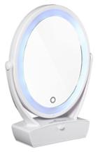Impressions Vanity Co. Touch Chill Rechargeable Led Dual Mirror With Drawer, Size - White