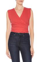 Women's Joe's Luliana Crop Wrap Top - Red