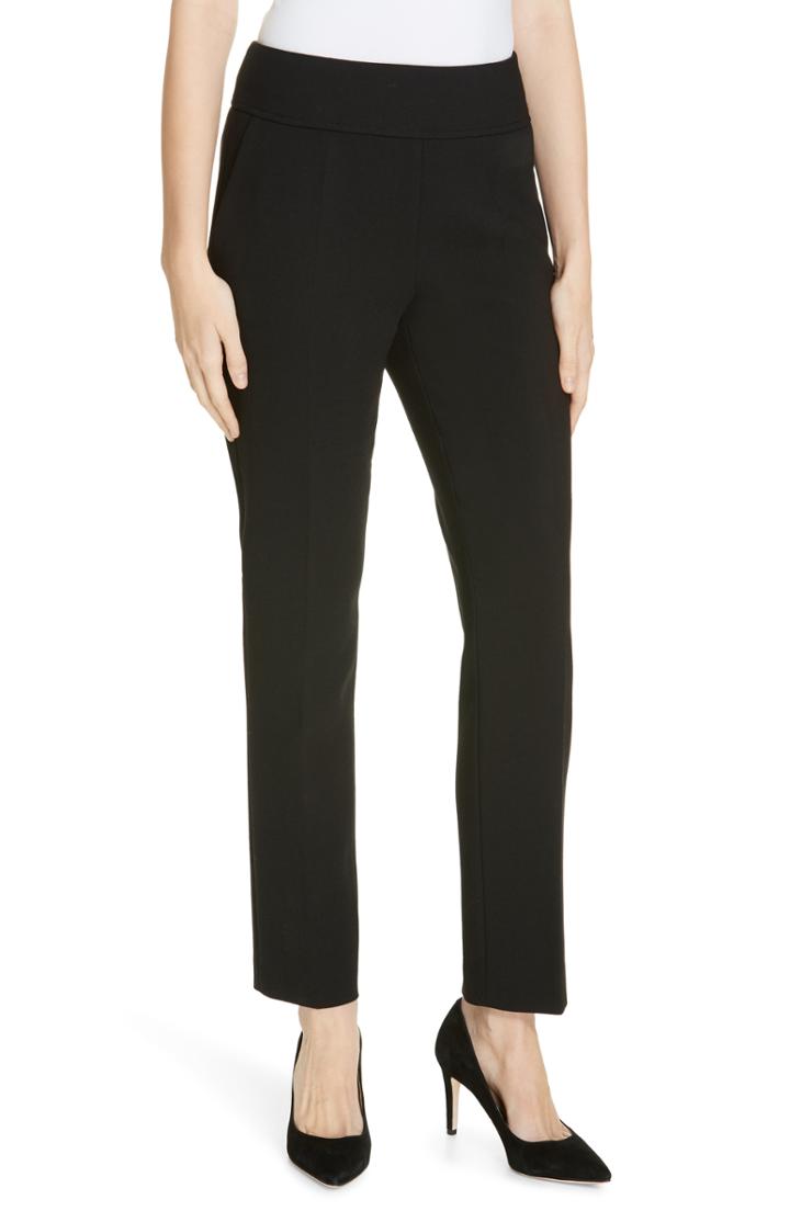 Women's Boss Tarera Ponte Suit Pants R - Black