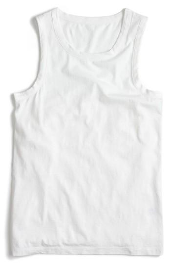 Women's J.crew Supima Cotton Tank, Size - White