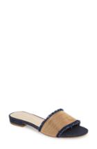 Women's Pelle Moda Bayer Embellished Slide Sandal M - Blue