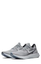 Men's Nike Epic React Flyknit Running Shoe M - Grey