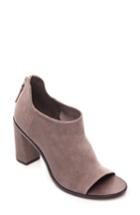 Women's Bernardo Heather Peep Toe Bootie M - Grey