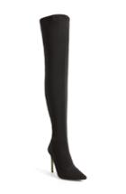 Women's Topshop Bellini Stiletto Over The Knee Boot .5us / 36eu - Black