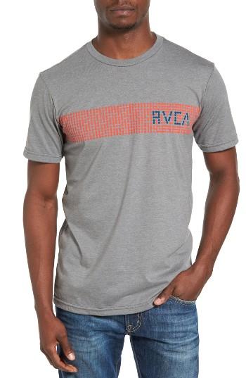 Men's Rvca Rippled Stripe Graphic T-shirt