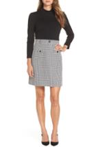 Women's Topshop Dot Print Dress Us (fits Like 6-8) - Black