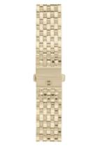 Women's Michele Deco 18mm Gold Plated Bracelet Watchband